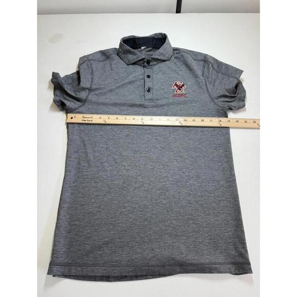 Lululemon Metal Vent Tech Golf Polo Boston College Eagles Gray Small - Picture 4 of 5
